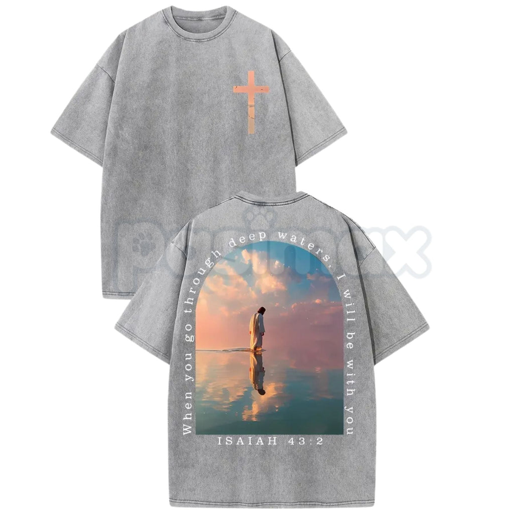 Pasimax Isaiah Prophecy Cross Tee — main product shot