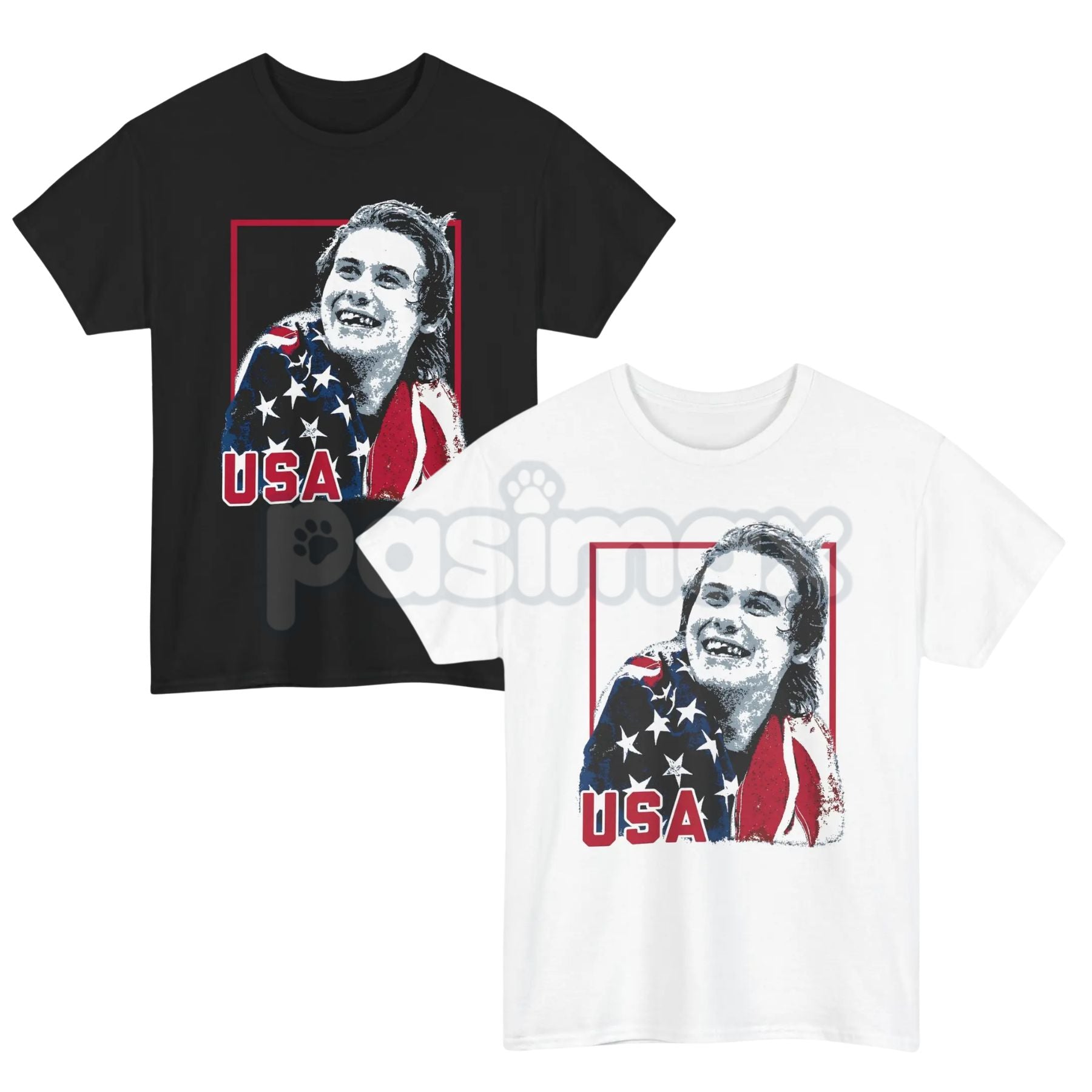 Pasimax Jack Hughes "Ice Sacrifice" 2026 Champion Tee - Team USA Hockey Gold Graphic Shirt, Premium 100% Cotton Olympic Fan T