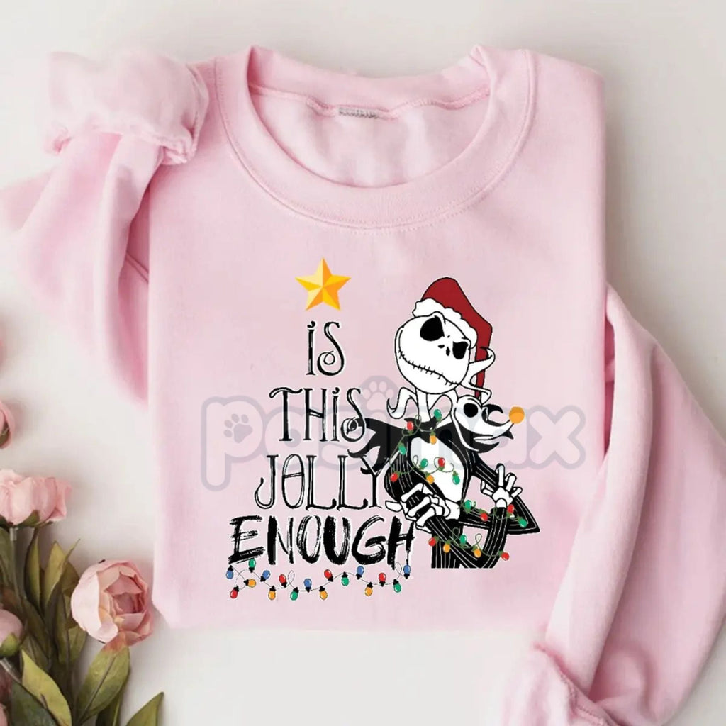Pasimax Jack Skellington Christmas Bundle: "Is This Jolly Enough?" & Zero Dog Holiday Sweatshirts — main product shot