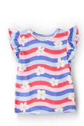 Mila & Rose ® July Vibes S/S Ruffle Tee — main product shot