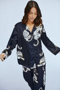 Simoné Sleepwear USA Washable Silk Pajama Set - Kenya — main product shot