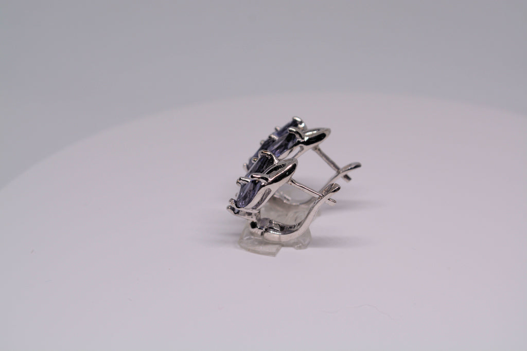 Just Neat Stuff Just Neat Stuff Iolite Earrings — side view