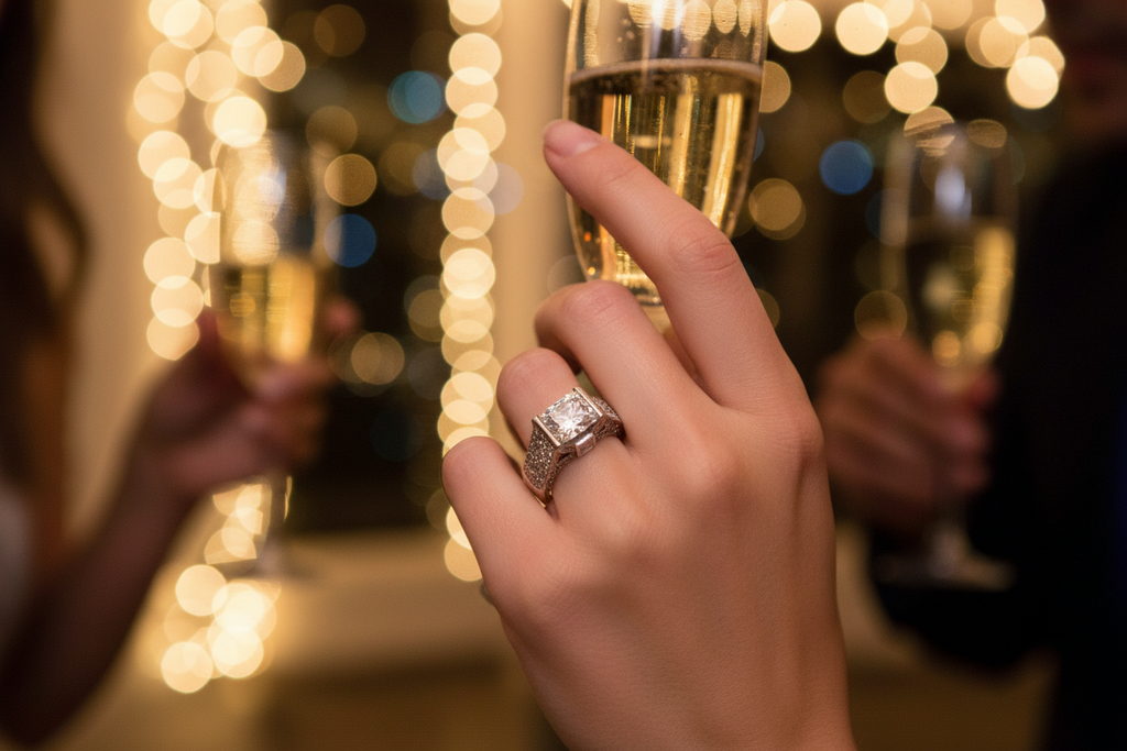 Just Neat Stuff Posh Vintage CZ Ring — main product shot