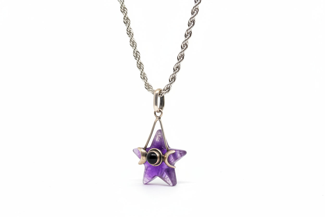 Just Neat Stuff Amethyst Goddess Star — in-use photo