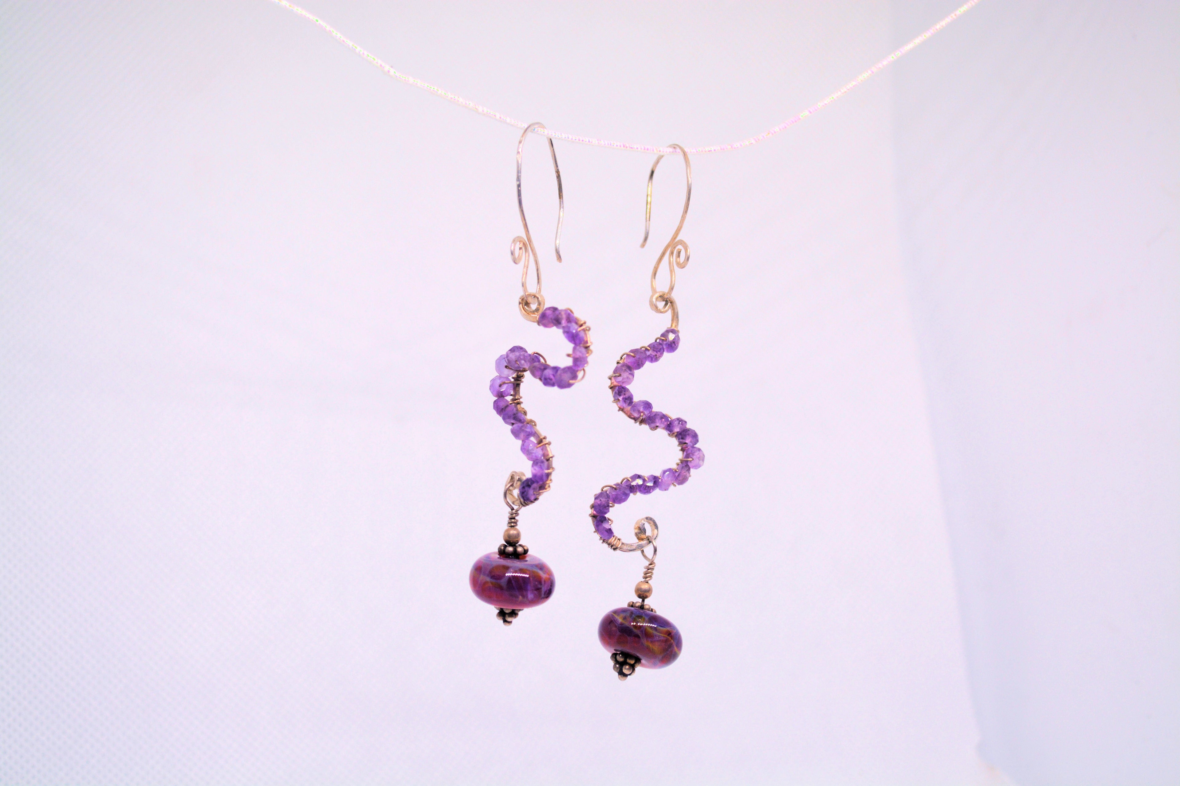 Just Neat Stuff Purple Whimsy — detail close-up