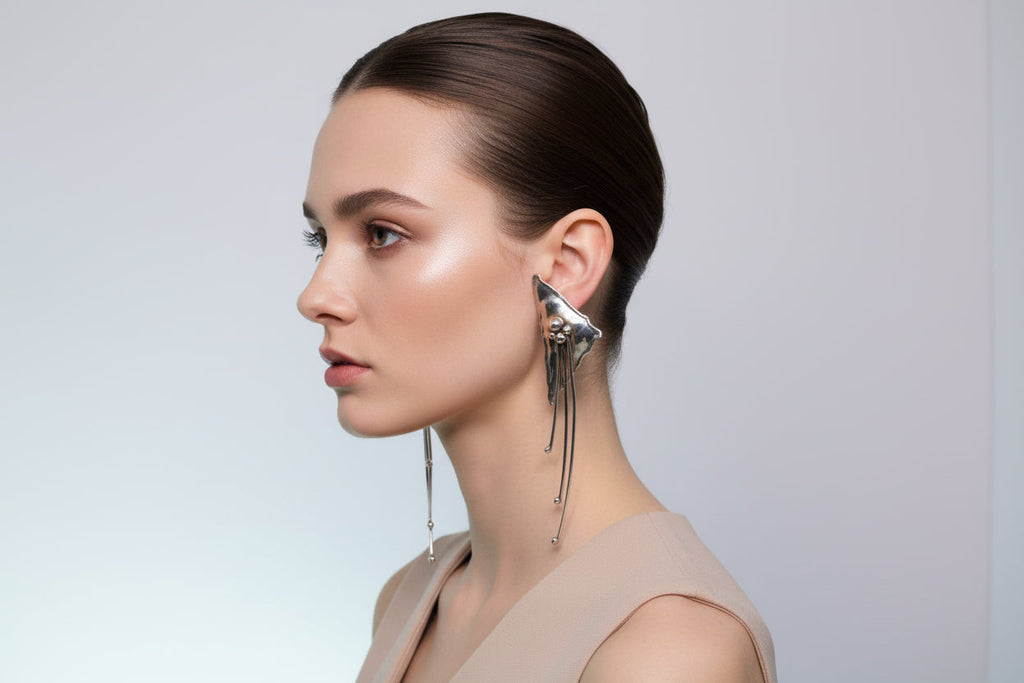Just Neat Stuff Silver Triangles — lifestyle context
