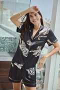 Simoné Sleepwear USA Washable Silk Pajama Set - Kenya Short — main product shot