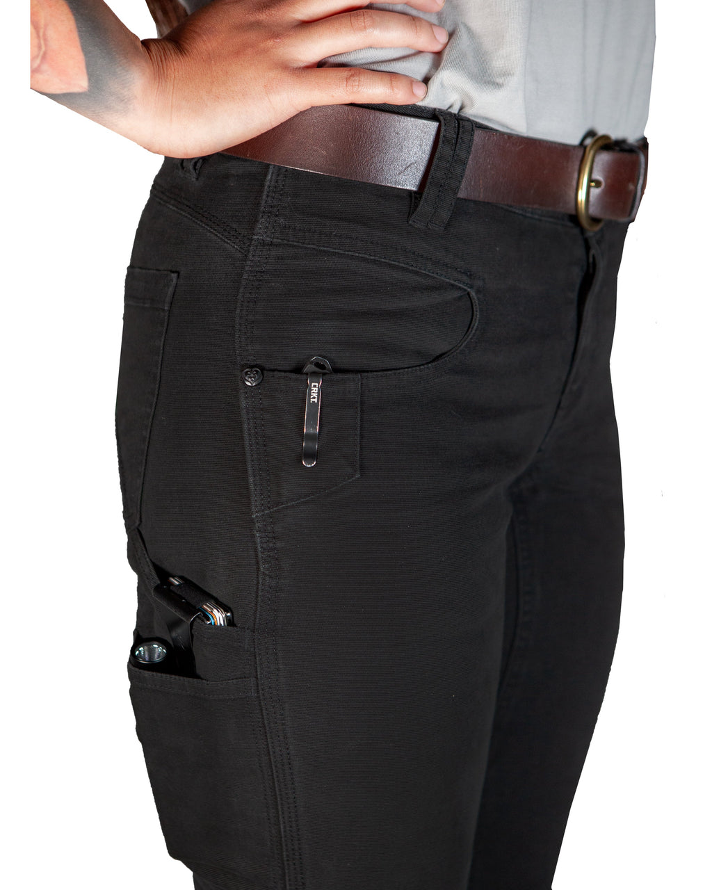 Off The Grid Surplus Kestral Women's Pant - Black — side view