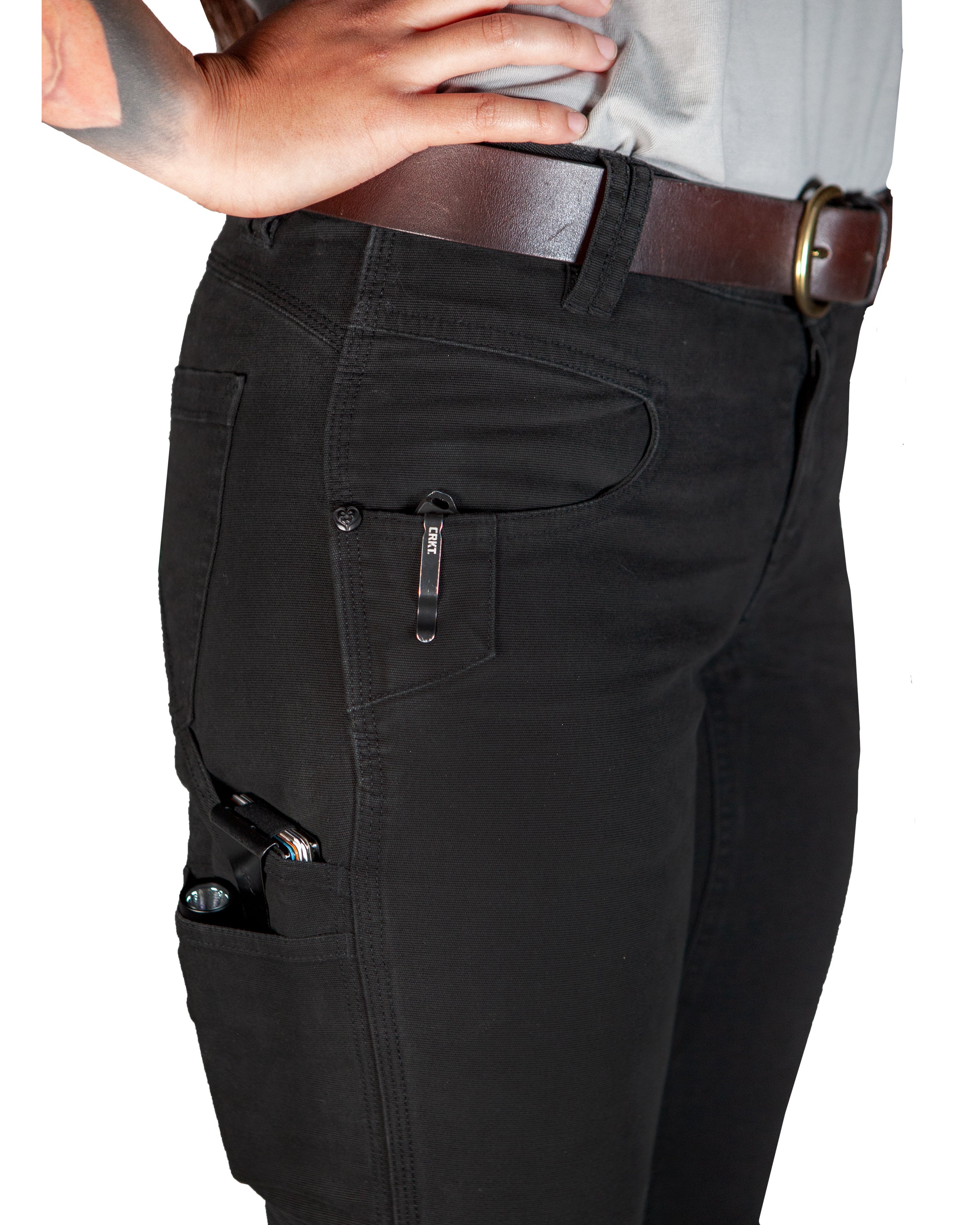 Off The Grid Surplus Kestral Women's Pant - Black — side view