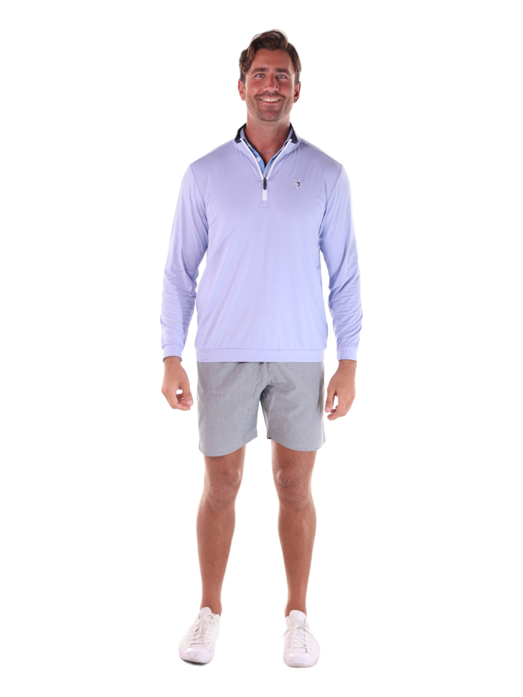 White Water Life White Water Life Long Beach Quarter Zip Ultra Soft Lightweight — feature highlight