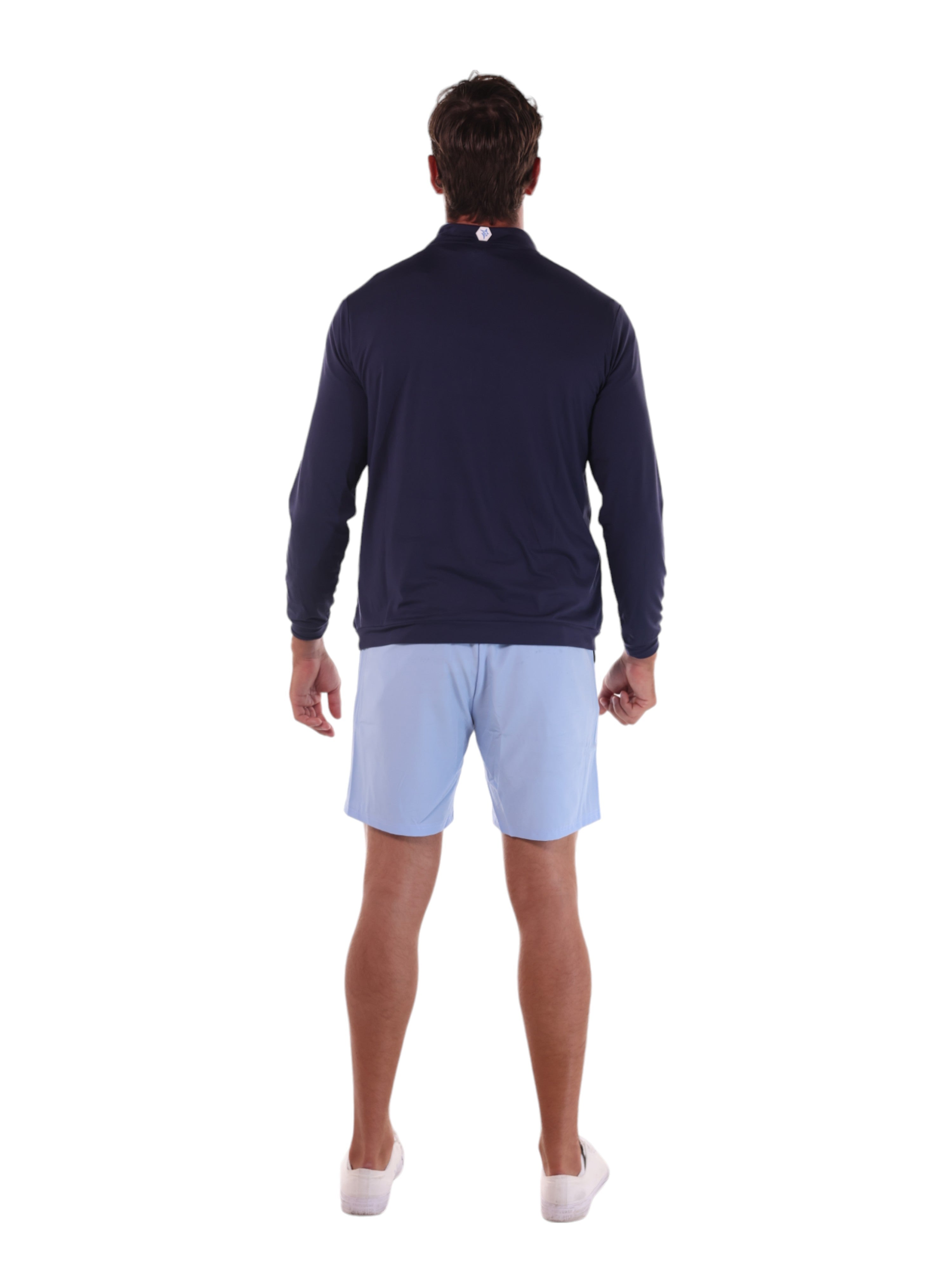 White Water Life Long Beach Quarter Zip Ultra Soft Lightweight — lifestyle worn / used context