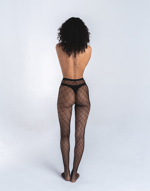 Les Belles Co DIAMOND NET — back view