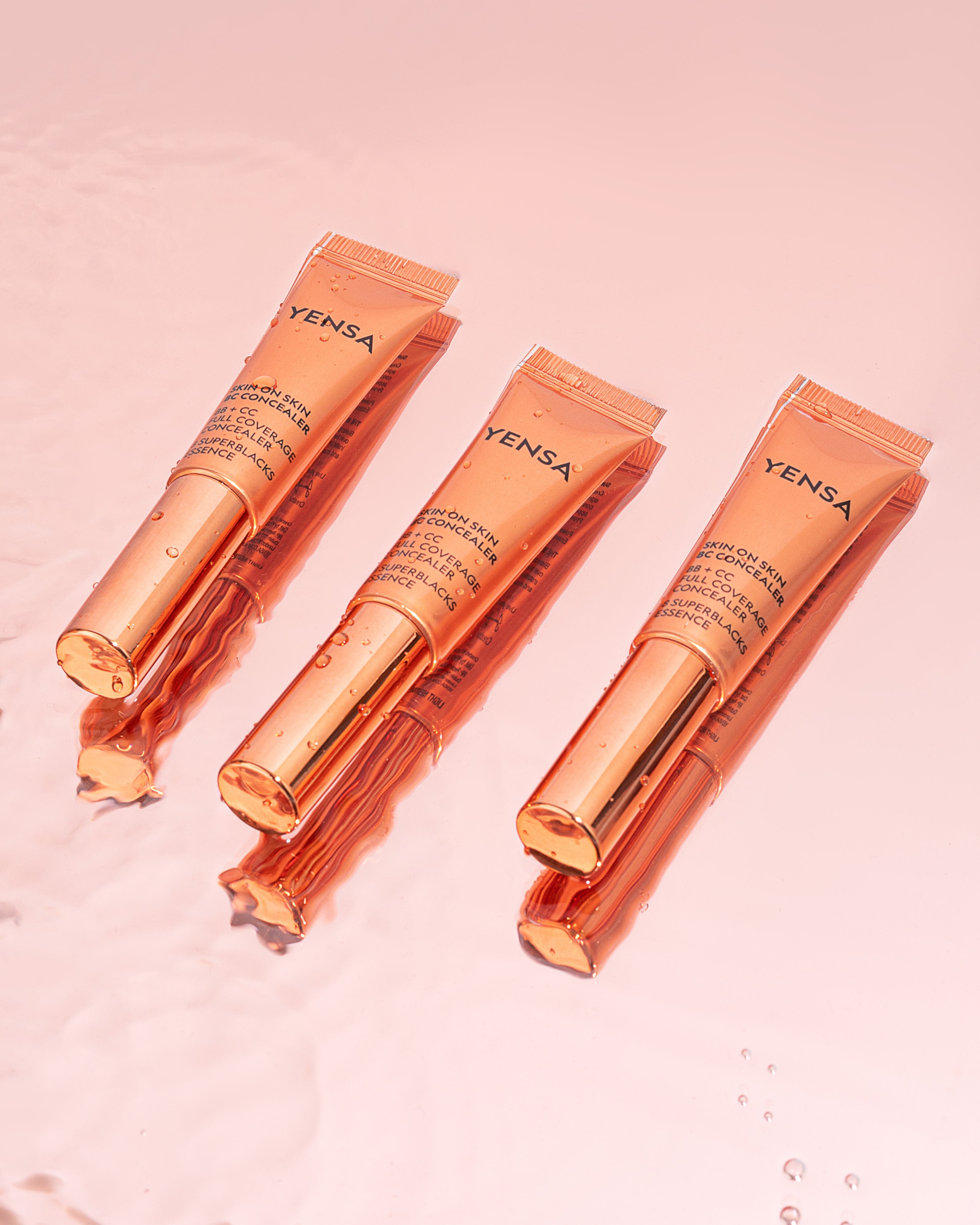 YENSA Skin On Skin BB + CC Full Coverage Hyaluronic Serum Concealer — fabric or material detail