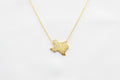 KADOU BOUTIQUE Texas State Map Necklace - Matte Polish — main product shot