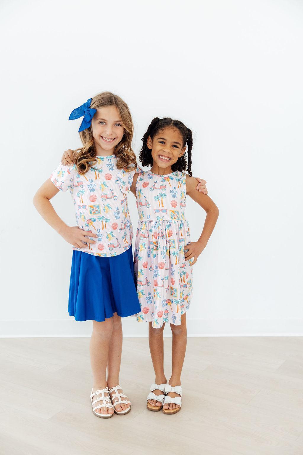 Mila & Rose ® La Dolce Vita Tank Twirl Dress — side view