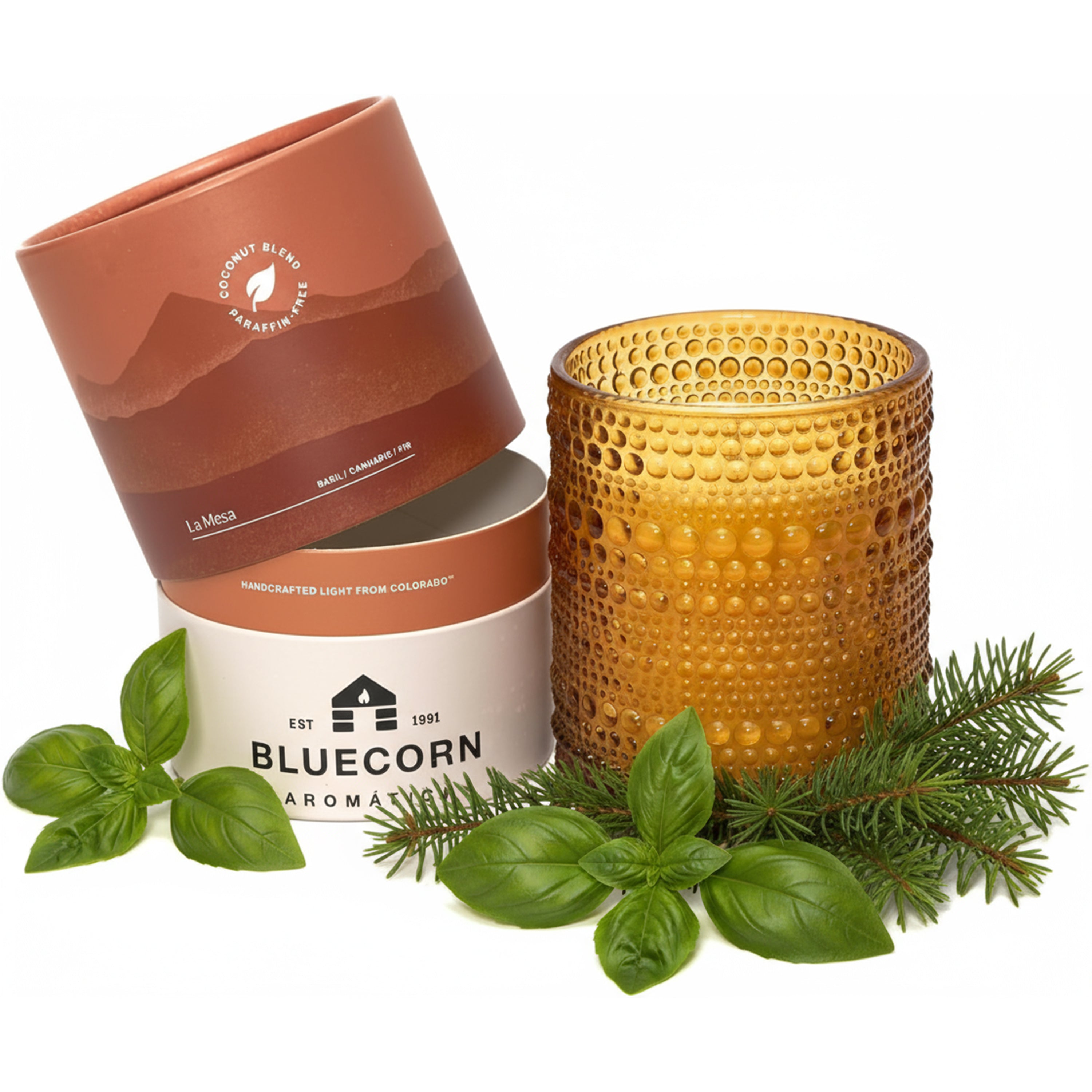 Bluecorn Candles La Mesa Scented Candle - Aromática — main product shot