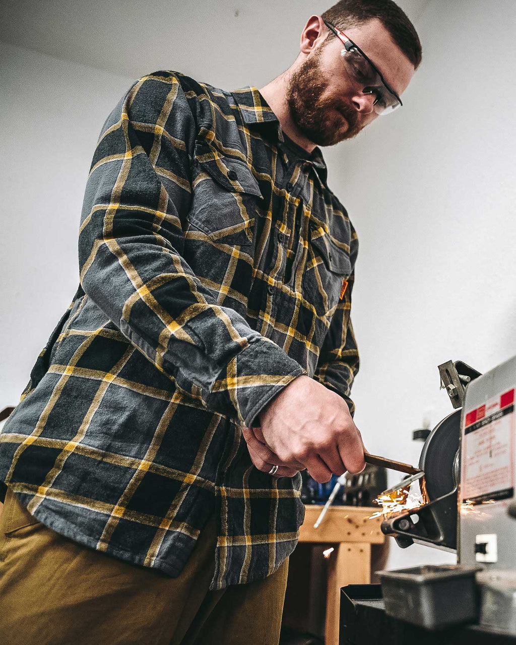 Off The Grid Surplus Destroyer Flannel — comparison shot