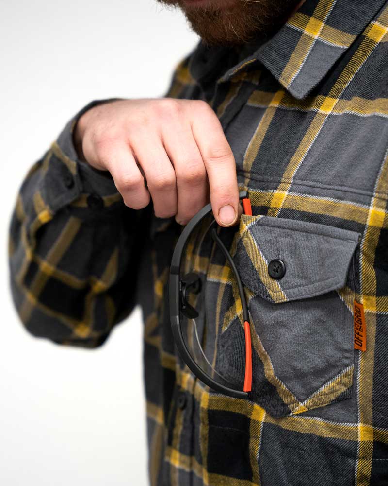 Off The Grid Surplus Destroyer Flannel — feature highlight