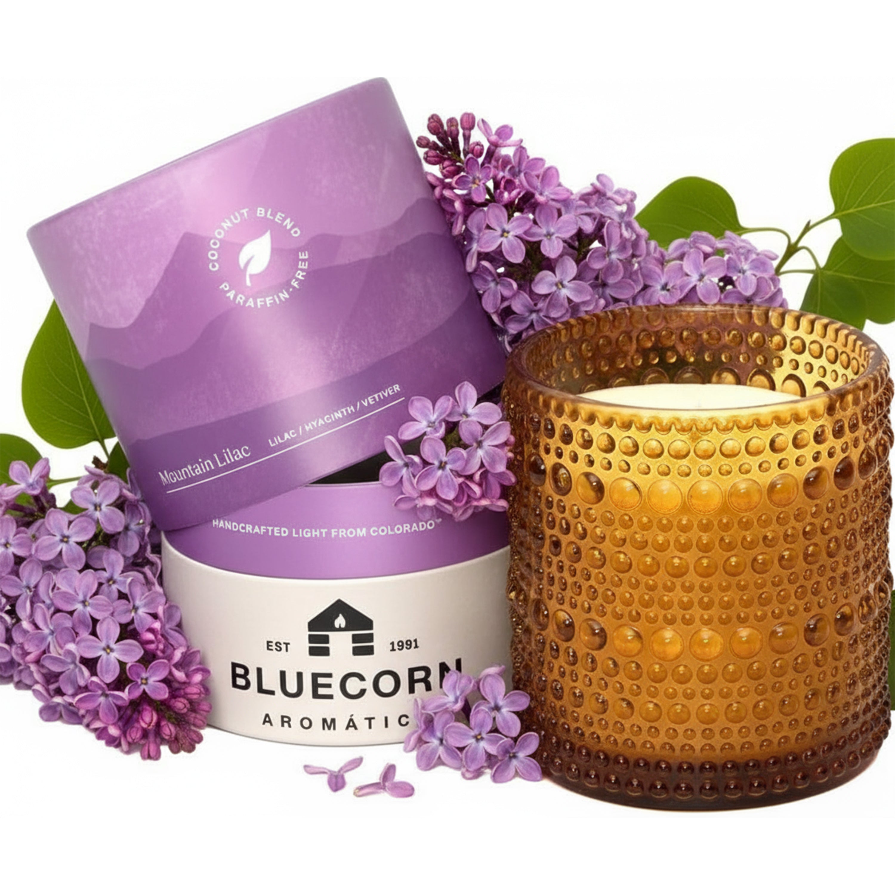 Bluecorn Candles Mountain Lilac Scented Candle - Aromática — main product shot