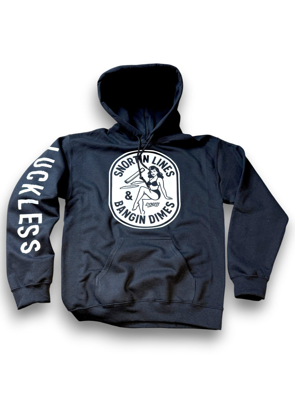 Luckless Outfitters Lines and Dimes Hoodie — main product shot