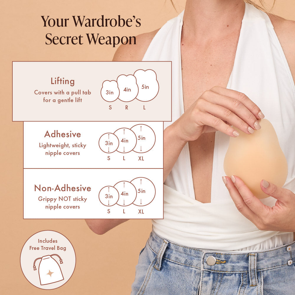 Lifting Nipple Covers (Two-Tabs)