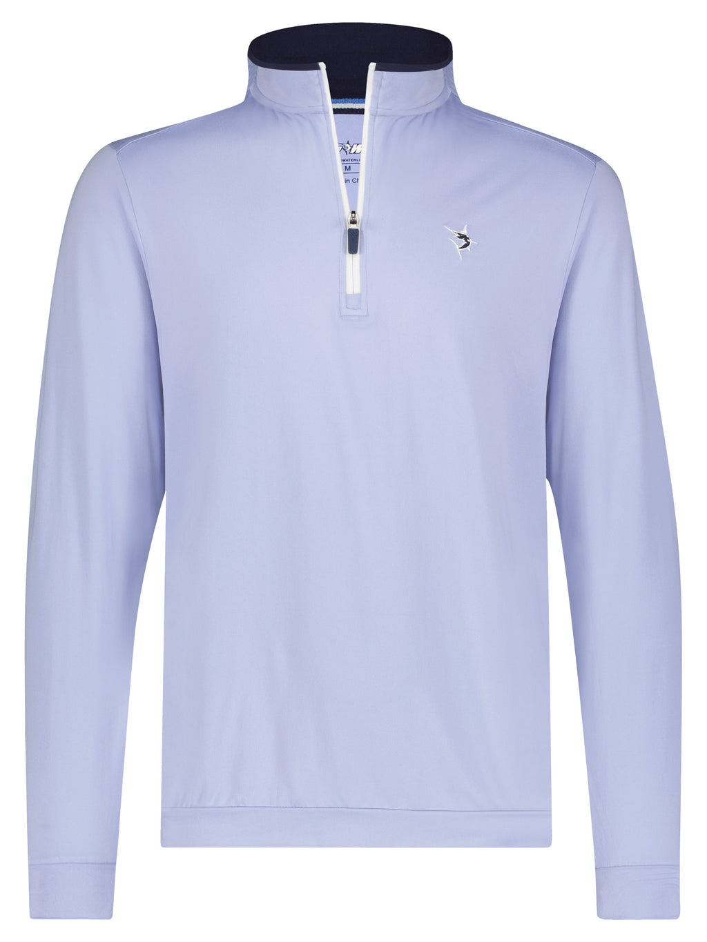 White Water Life White Water Life Long Beach Quarter Zip Ultra Soft Lightweight — fabric or material detail