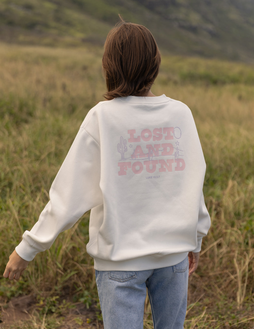 Elevated Faith Lost and Found Unisex Crewneck — main product shot