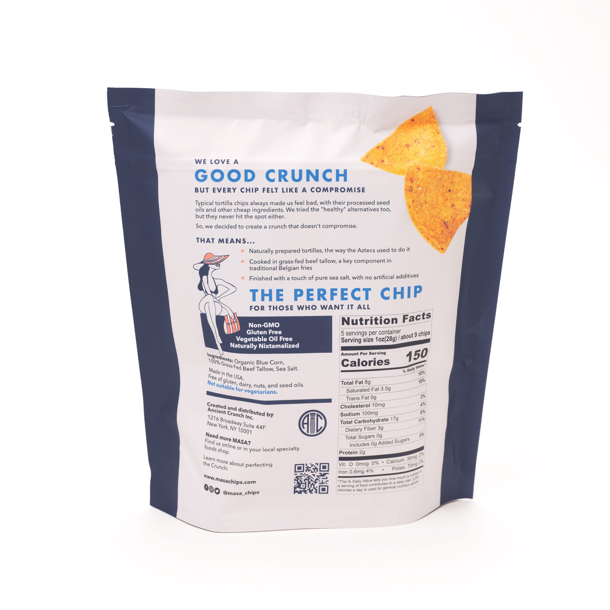 MASA Chips MASA Blue — lifestyle context