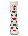 KADOU BOUTIQUE Christmas Mistletoe Cozy Socks In Ornament — back view