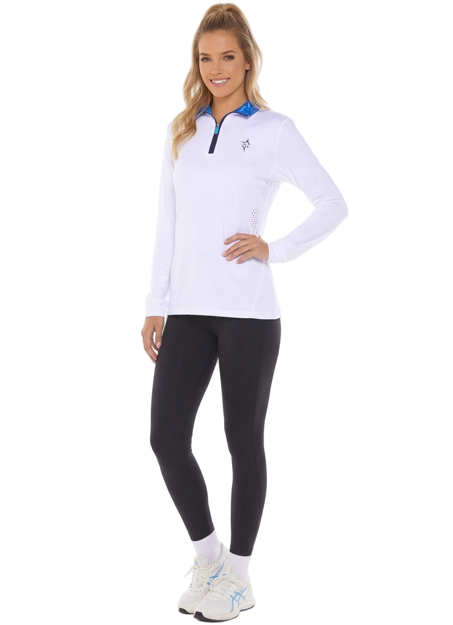White Water Life Women's Monterey Quarter Zip — main product shot