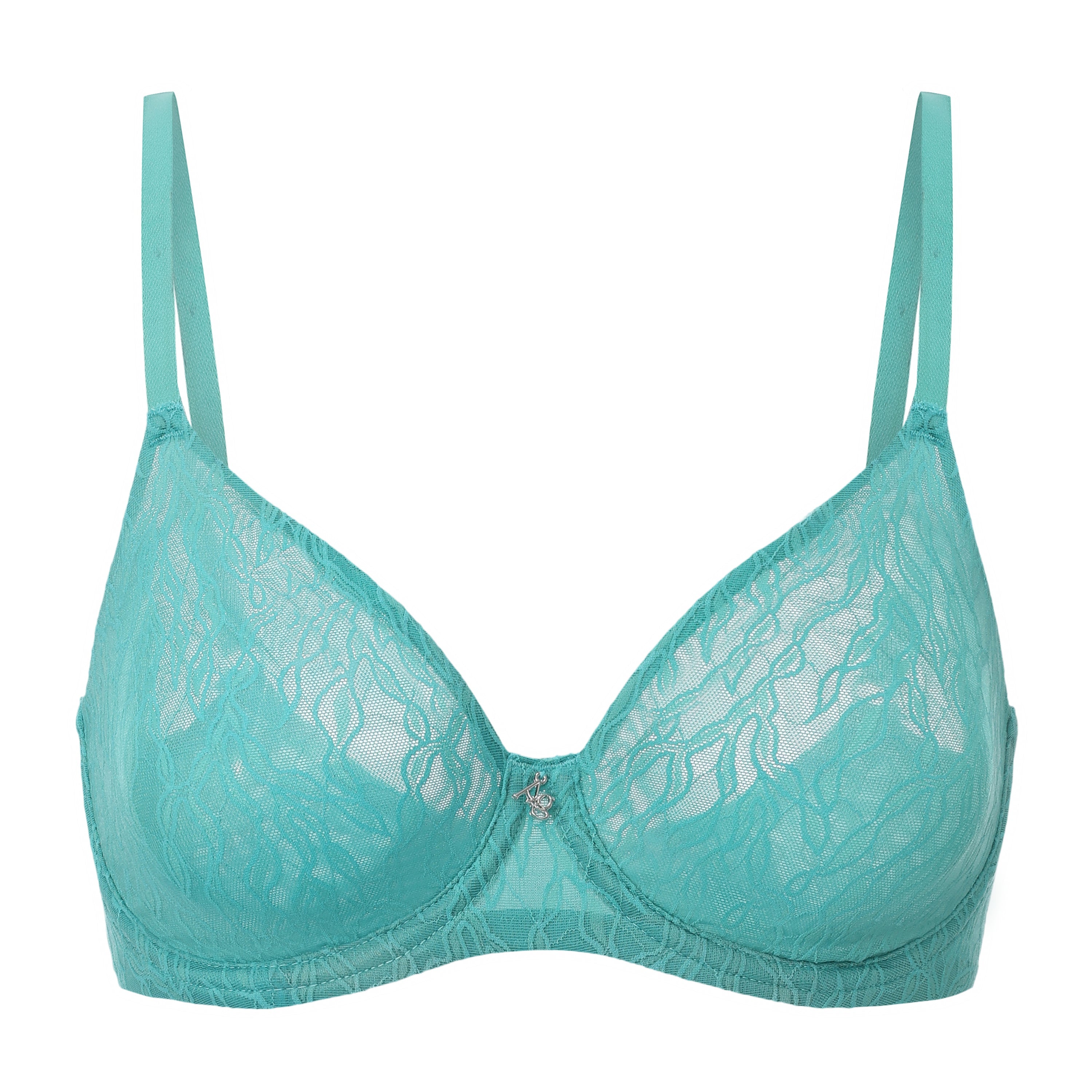 Amour d'Agnette Julie Molded Lace & Mesh T-Shirt Bra — bra product shot front