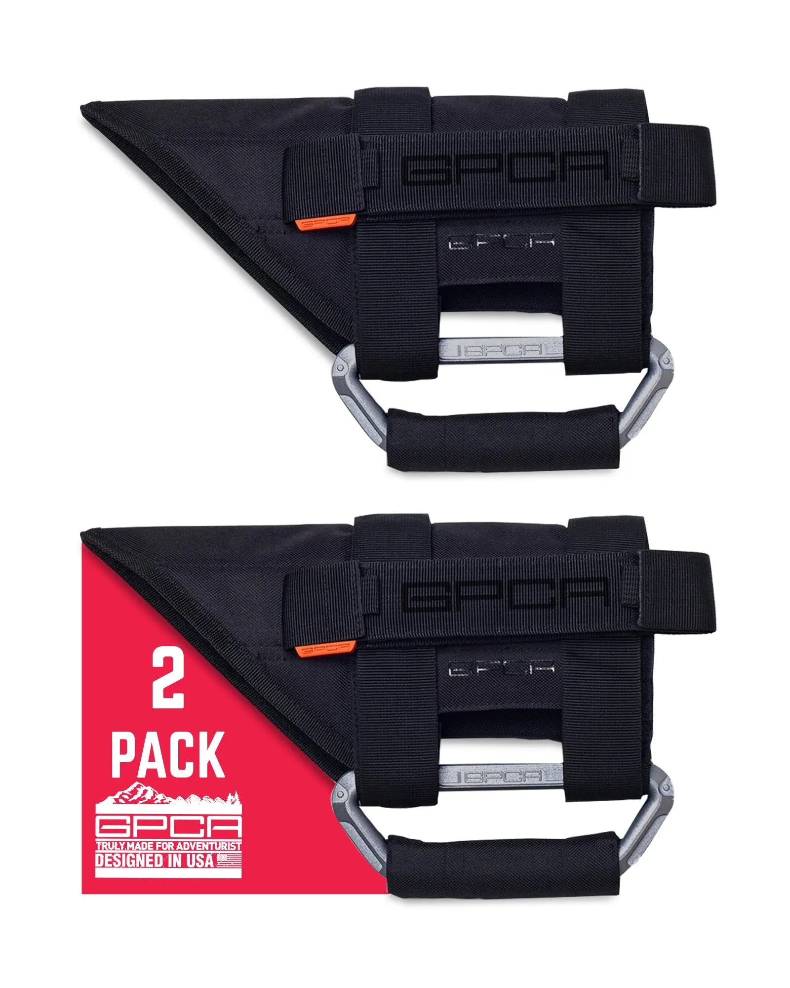 GPCA GP-Grip PRO Foldable Color Handles — Jeep Wrangler (2007–2023) — alternative angle