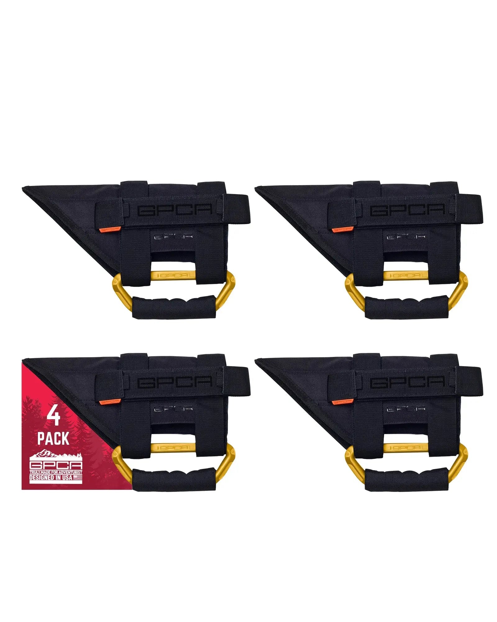 GPCA GP-Grip PRO Foldable Color Handles — Jeep Wrangler (2007–2023) — back view