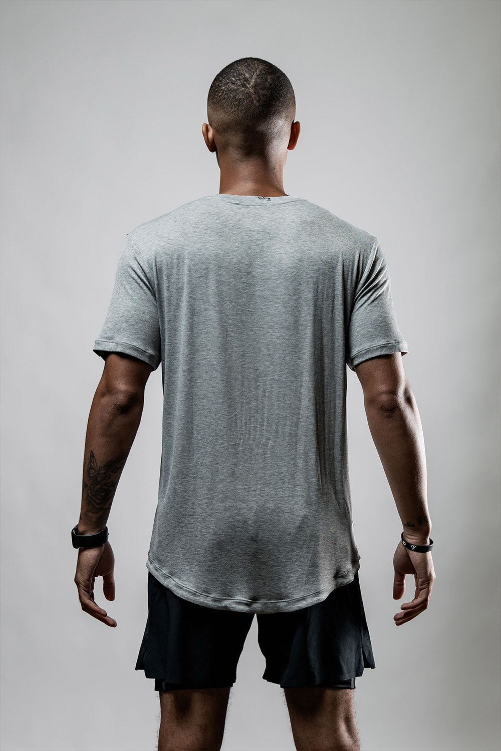 Varlo Men's Everyday Terra Tee (Ashline) — side view