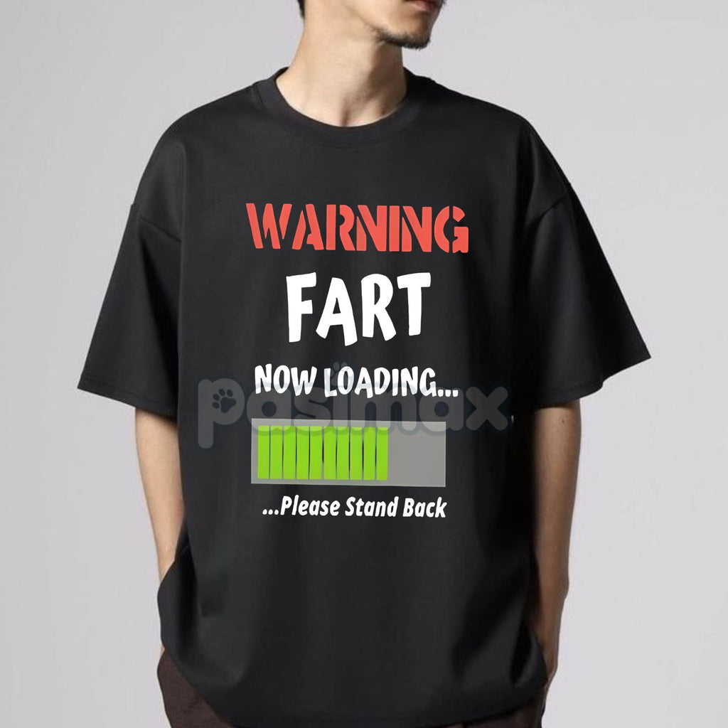 Pasimax Men's Funny "Fart Now Loading" Graphic T-Shirt — main product shot