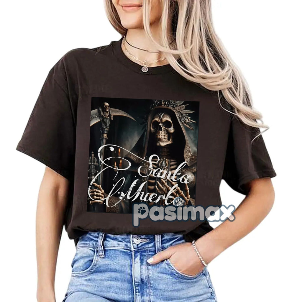 Pasimax Men's Santa Muerte Knight Graphic Tee — main product shot