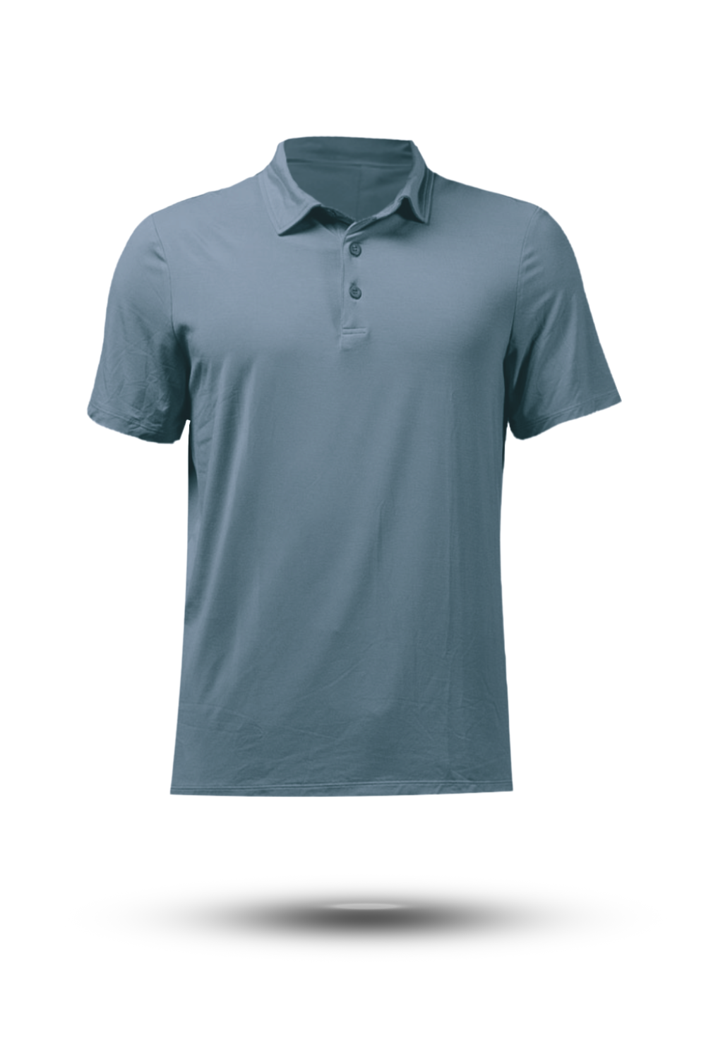Varlo Men's Terra Recovery Polo (Ash Gray) — main product shot