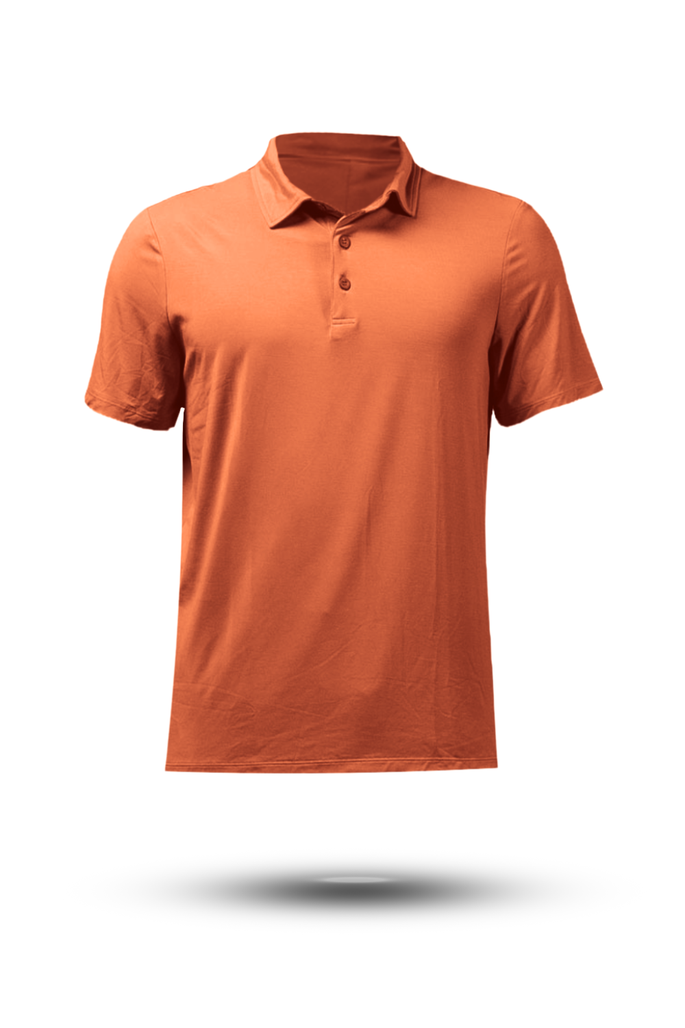 Varlo Men's Terra Recovery Polo (Sunfire Clay) — main product shot