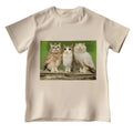 Pasimax "Meowl with Family" Meme T-shirt — main product shot