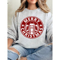 Pasimax Merry Christmas Graphics Sweatshirt | Festive Holiday Design Jumper | Classic Xmas Cheer Crewneck | Fun Christmas App