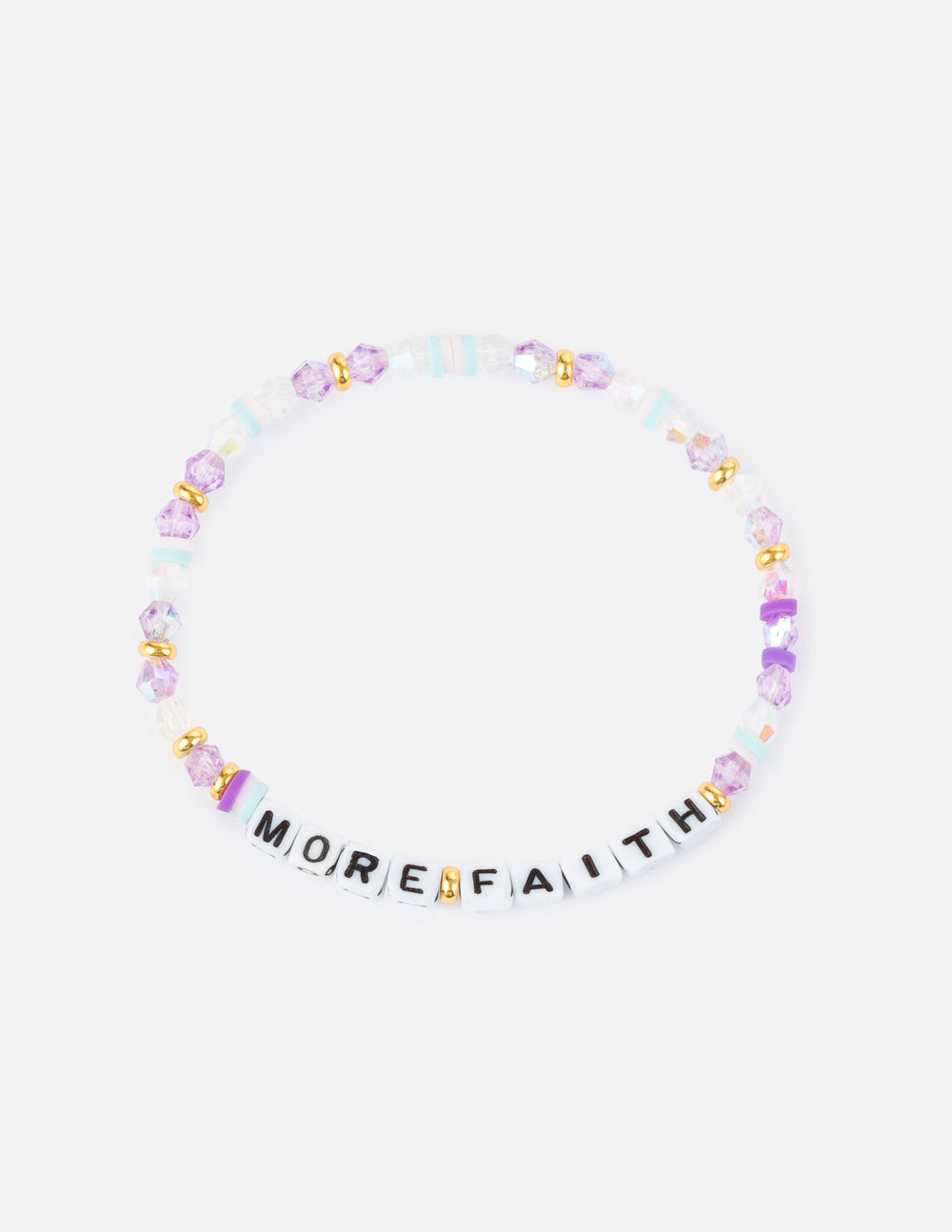 Elevated Faith More Faith Letter Bracelet — main product shot