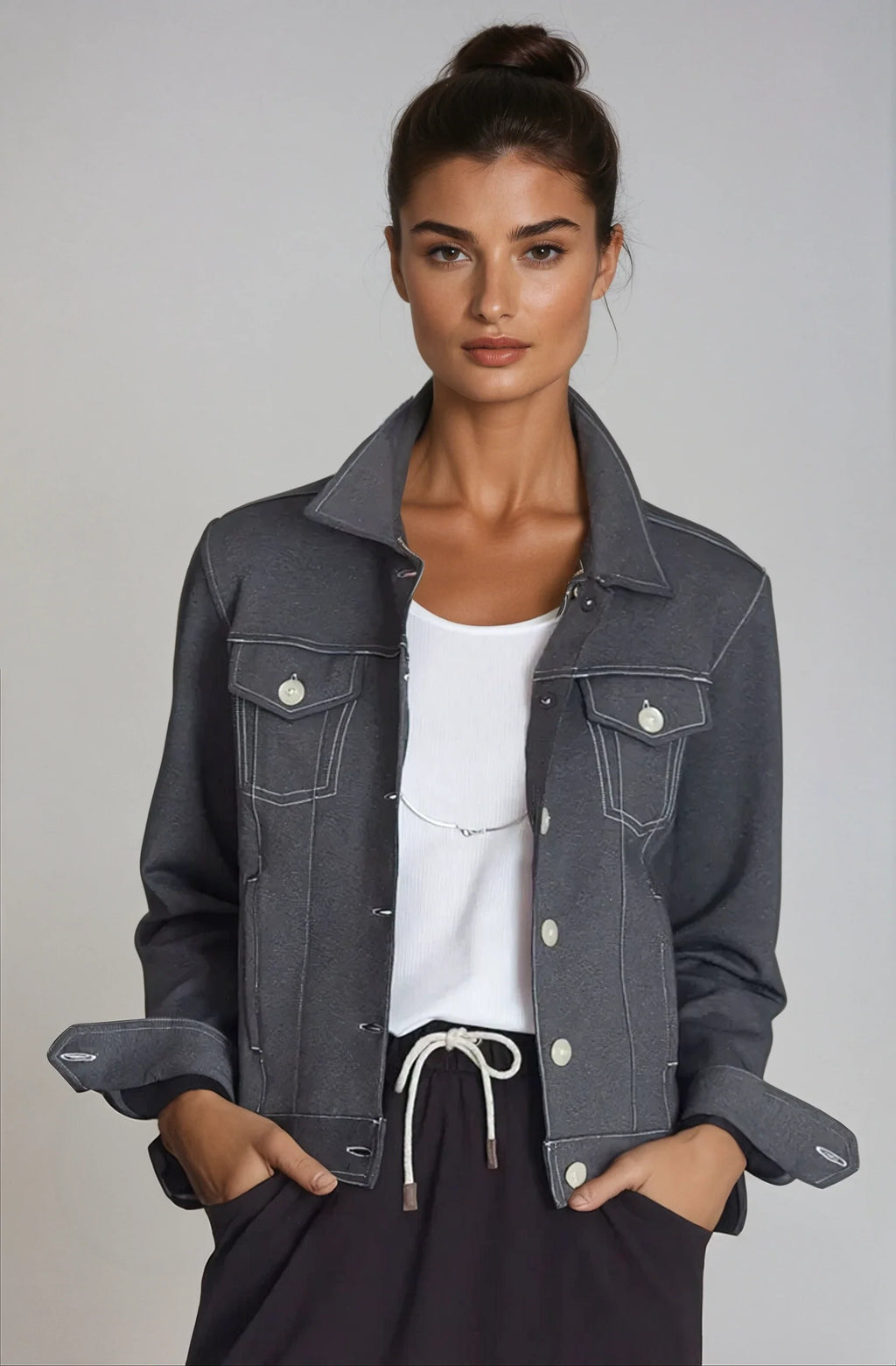 Buki Neo-Tech Jacket - Charcoal Grey — main product shot