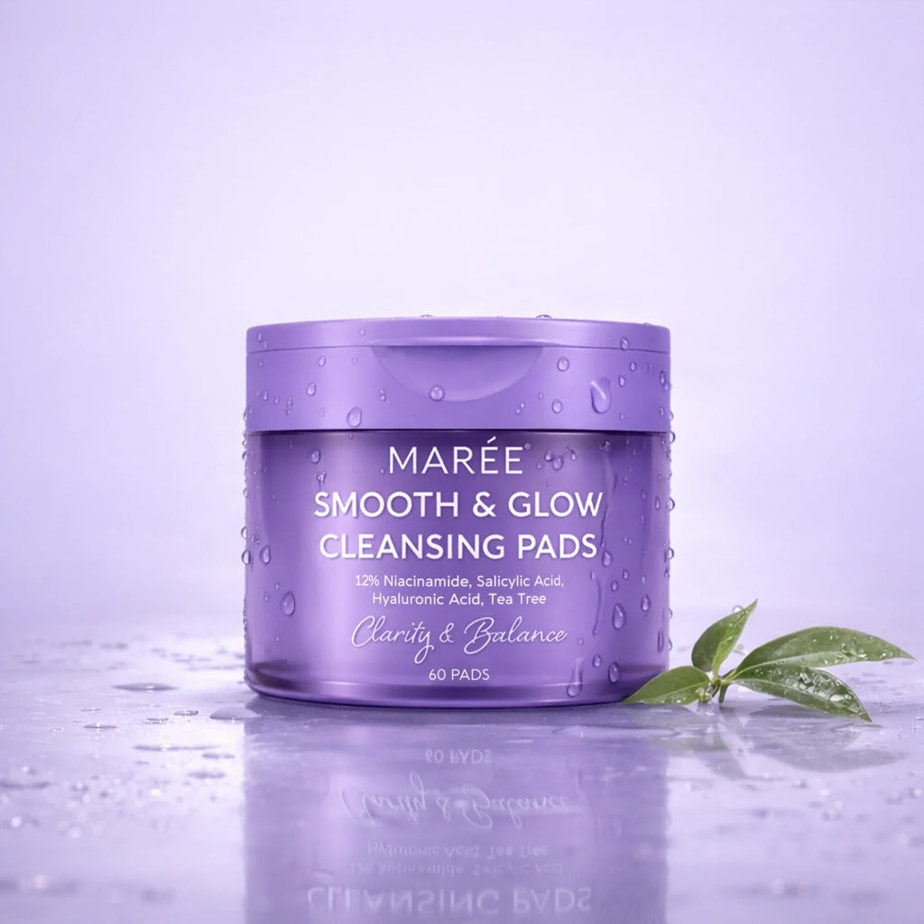 Maree 12% Niacinamide Smooth & Glow Pads — main product shot