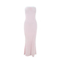 Women Clothing Summer Sexy Lace Stitching Wrapped Chest Dress