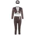 Summer Women Sexy Cropped Top Slim Pants Two Piece Sets