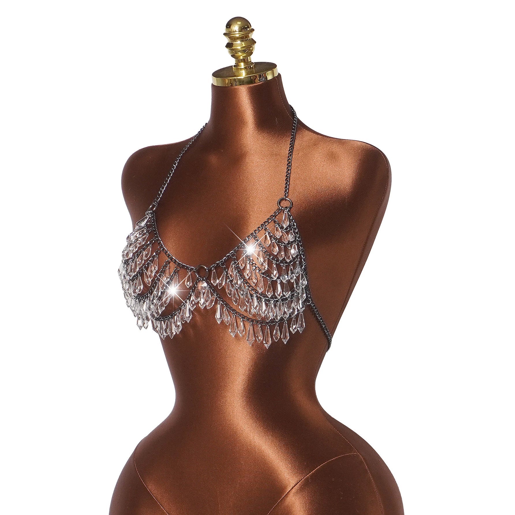 Pearl Sexy Halter Beach Collarbone Accessories Multi Layer Body Cha