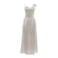Summer Women Clothing French Sling Waist Slimming Maxi Dress Skirt Two Piece Sets