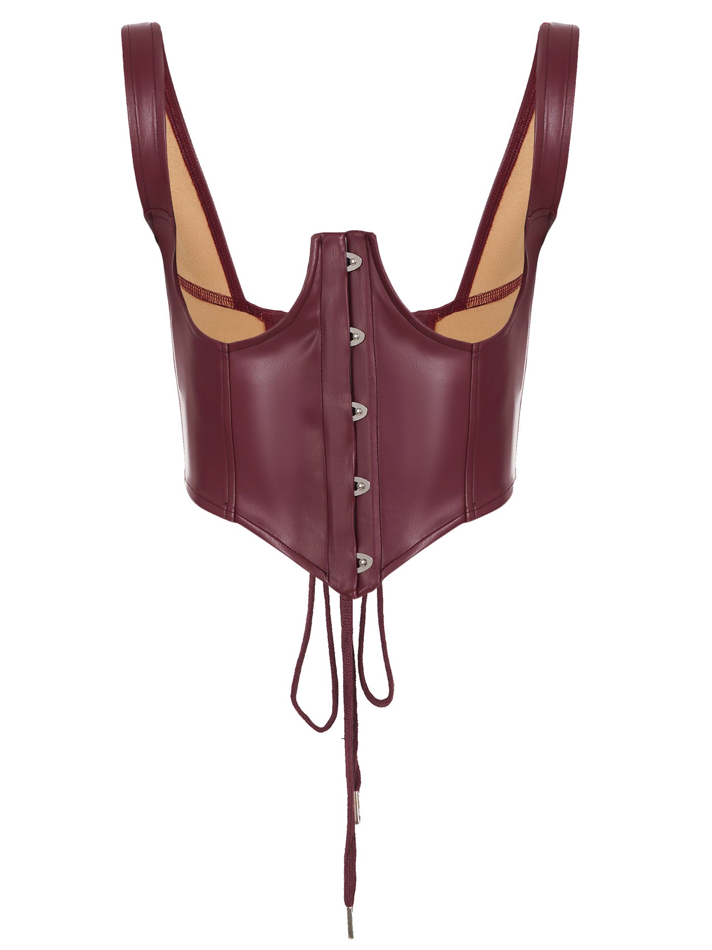 Bella Mia Sexy Leather Bra Strap Lace Stitching Puffy Tiered Dress Summer Set — scale reference