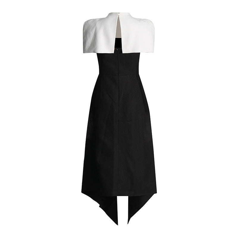 Bella Mia Elegant Vietnam Special Interest Design Detachable Pullover Patchwork Cami Dress Women Summer Slit Dress Women — lifestyle context