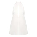 Women Clothing Split Halter round Neck Short Dress Design Blazers Dress Vacation